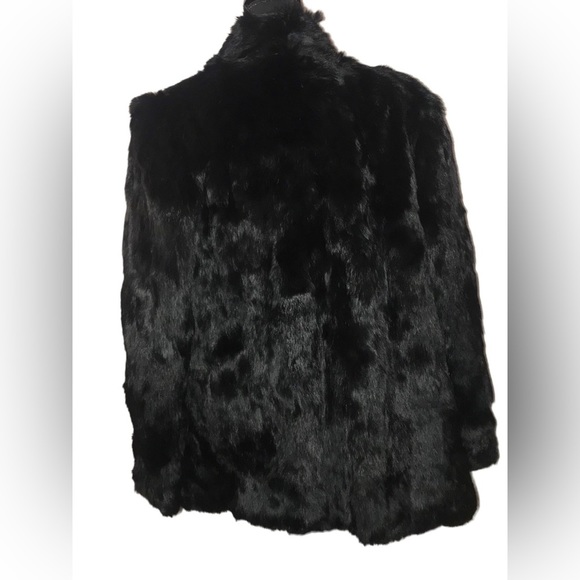 VTG. Rabbit Fur Coat - Picture 5 of 11